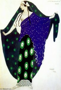 Helene De Sparte Ida Rubinstein In Act Iv — Léon Bakst