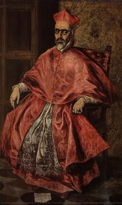 Título Traducido: Retrato De Un Cardenal (probablemente Cardinal Don Fernando Niño De Guevara) — El Greco