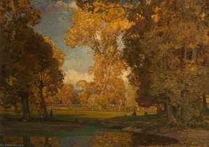 Autumn In The Valley Of The Ouse, Sussex — Alfred East