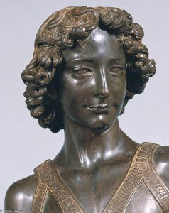 The Young David (detail) — Andrea Del Verrocchio