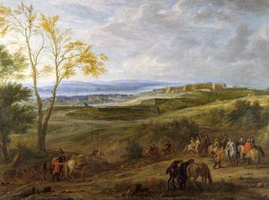 Louis Xiv (1638–1715), King Of France, At Charleroi — Adam Frans Van Der Meulen