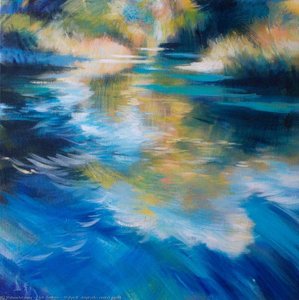 Wylye Ii (triptych, Centre Panel) — Nick Andrew