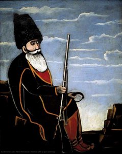 Hunter With A Gun And Trap — Niko Pirosmani