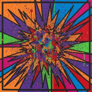 Explozie Kinetică Prismatică: O Explozie Unică De Energie Cromatică Și Haos Radiant