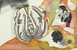 Virginia Woolf (test Plate For “the Dinner Party”) — Judith Sylvia Cohen