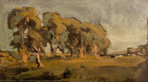 Hedgerow And Trees — Alfred Fitzwalter Grace