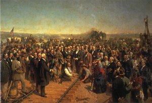 The Driving Of The Last Spike — Thomas Hill