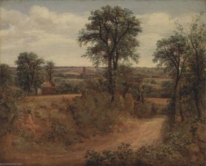 Lane Near Dedham — John Constable