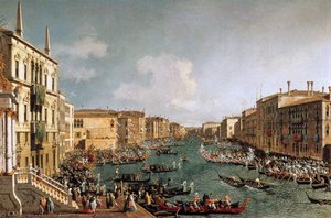 Regata En El Gran Canal — Giovanni Antonio Canal