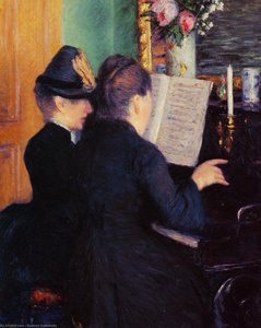 The Piano Lesson — Gustave Caillebotte
