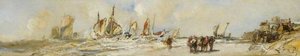 Boats Leaving Shore — Eugène Louis Gabriel Isabey