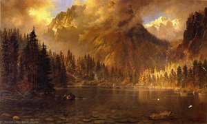 Tallac Mountain From Cascade Lake — إدوين ديكون