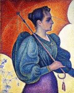 Woman With Parasol, Opus 243 (also Known As Portrait Of Berthe Signac) — Paul Signac