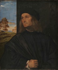 Retrato Del Pintor Veneciano Giovanni Bellini — Titian Ramsay Peale Ii