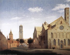 St Mary's Square And St Mary's Church At Utrecht — Pieter Jansz. Saenredam
