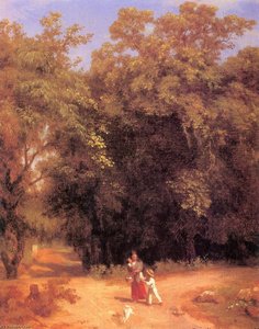Fresnos, Sauces Y Chopos — José María Velasco