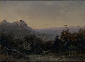 Une Vallée De L'isère La Vallée De L'isère (vue Prise De Seyssinet) (ancien Titre) — Faure Eugène
