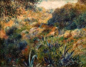 Alžirski Krajolik. Ravanica Ženske Divlje. — Renoir