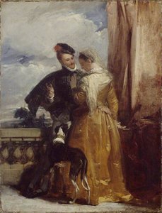 Amy Robsart And The Earl Of Leicester — Richard Parkes Bonington