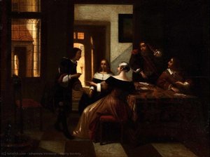 La Società Allegra — Johannes Vermeer