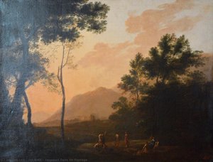 Danseurs Dans Un Paysage — Jan Both