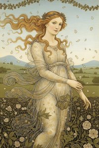 Il Respiro Etereo Di Primavera: Un'singolare Allegoria Della Primavera Eterna