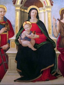 Sebastiano Mainardi, Madonna Col Bambino E Santi — Sebastiano Mainardi