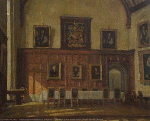 The High Table In The Hall, Corpus Christi College — Frederick Hawkesworth S Shepherd