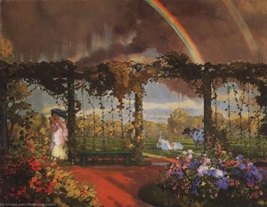 Landscape With A Rainbow — Konstantin Andreevic Somov