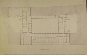 2nd Top Floor (institute And Lecture Hall Building Leipzig University Goethe-straße, Floor Plan) — Franz Ehrlich