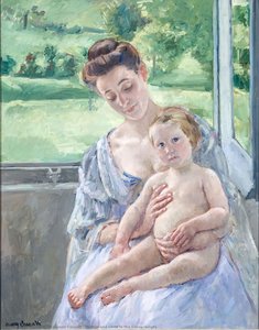 Mutter Und Kind Im Wintergarten — Mary Stevenson Cassatt