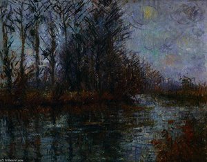 By The Eure River — Gustave Loiseau