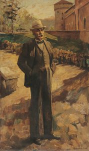 Portrait Of Alfonso Agnoletto — Giuseppe Amisani