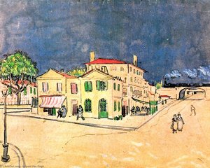 Van Gogh Házikó Arlesben (a Sárga Ház) — Vincent Willem Van Gogh