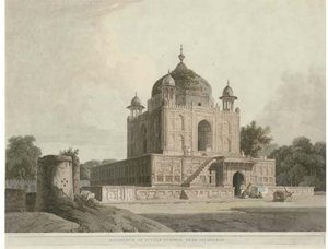 The Mausoleum Of Mucdoom Shah Dowlut - — Thomas And William Daniell