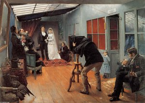 A Wedding In The Photohraphe — Pascal-adolphe-jean Dagnan-bouveret