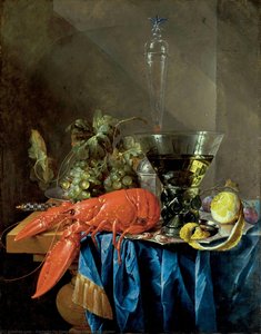 Still Life With Lobster — Cornelis De Heem