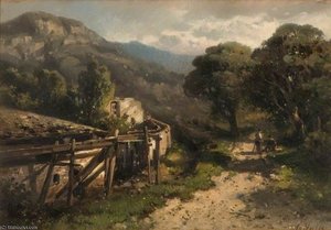 Landscape And Mill — Abraham Hulk Senior