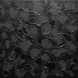 Monolitiska Skuggor: En Skulptural Studie I Obsidian-tektonisk Relief Och Kolsvart Djup