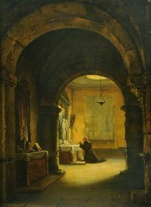 A Chapel In A Monastery — François Marius Granet