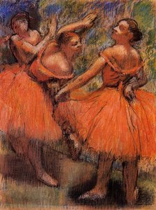 Sciarpe Di Ballo Rosse — Hilaire-germain-edgar Degas