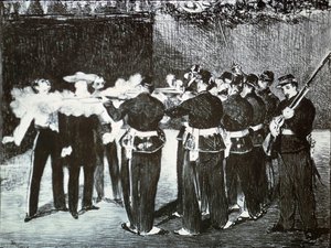 Die Hinrichtung Maximilians — Édouard Manet
