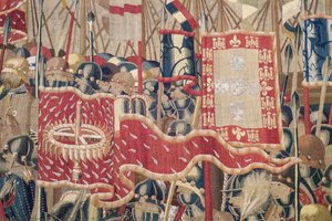 Detail Of The Tapestry “the Siege Of Asilah” — Tournai Passchier Grenier