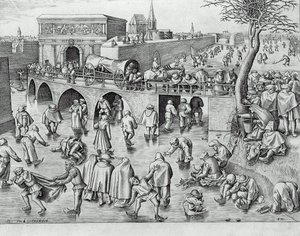Lo Scivolo Davanti Alla Porta Di Sant'andrea — Pieter Bruegel Il Vecchio
