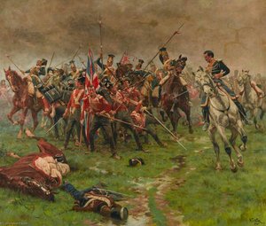 The Flag, Albuhera, 16 May 1811 — William Barns Wollen