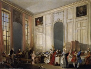 Afternoon Tea At The Temple — Michel Barthélémy Ollivier