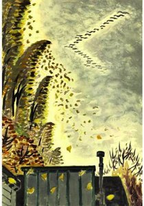 Wild Geese And Poplars — Charles Burchfield