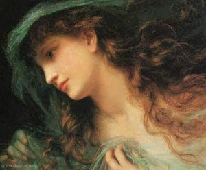 Head Of A Nymph — Sophie Gengembre Anderson