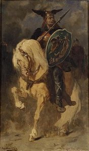 Merovee (esquisse) — Évariste Vital Luminais