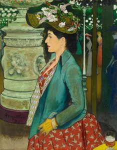 The Elegant Profile Of Bal Mabille — Louis Anquetin
